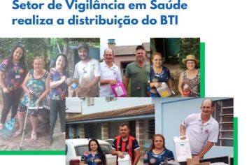 Setor de Vigilância em Saúde realiza a distribuição do BTI