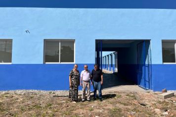 Obras da nova creche municipal estão em sua etapa final de construção