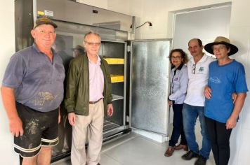 Visita na propriedade e agroindústria de Gilmar Ludtke, com foco na produção de queijo