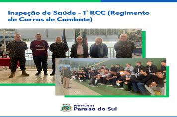Inspeção de saúde - 1º RCC (Regimento de Carros de Combate) - Seleção geral