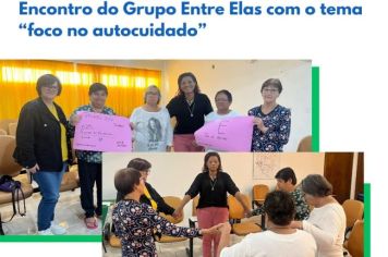 Encontro do Grupo Entre Elas com o tema 