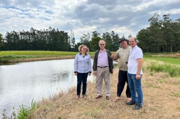 Visita em propriedades beneficiadas pelo Programa 