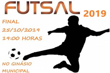 Final do Campeonato Municipal de Futsal ocorrerá na próxima sexta-feira, 25
