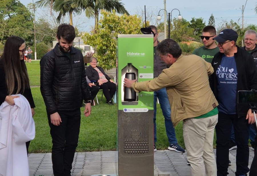 Chimarródromo é inaugurado na Praça Florinaldo Rohde 