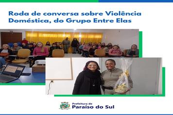 Roda de conversa sobre Violência Doméstica, do Grupo Entre Elas