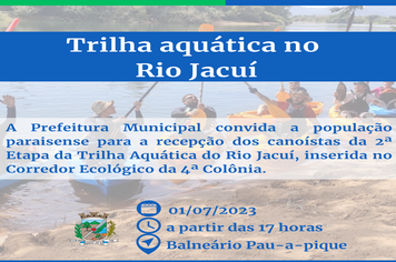 2ª Etapa da Trilha Aquática do Rio Jacuí