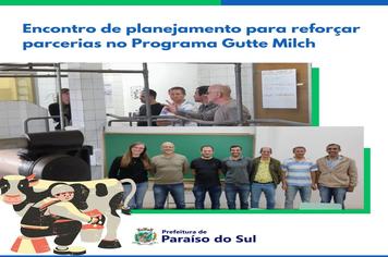 Encontro de planejamento para reforçar parcerias no Programa Gutte Milch
