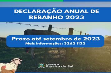 Declaração anual de Rebanho 2023