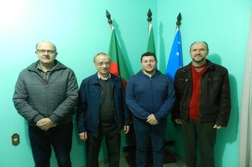 Prefeito Artur Ludwig recebe o Empresário Marcos Molinari