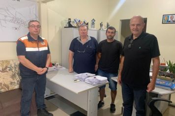 Reunião com Coordenador Regional de Proteção e Defesa Civil do Estado, Jacob Aristeu Pinton