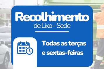 Recolhimento de lixo: Sede