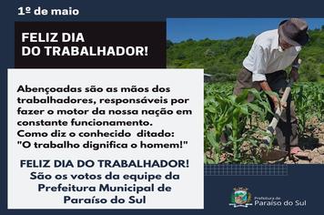 FELIZ DIA DO TRABALHADOR!