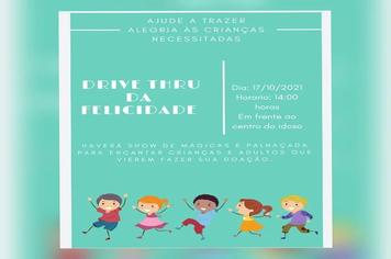 Paraíso do Sul terá Drive Thru da Felicidade