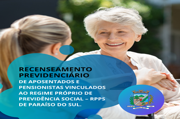 Recenseamento Previdenciário de aposentados e pensionistas