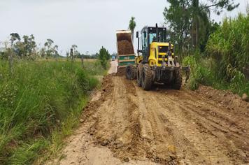 Melhorias nas estradas seguem ocorrendo no município