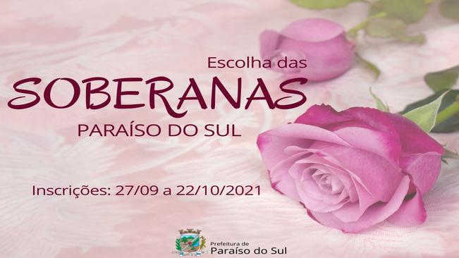 Concurso escolherá a nova Corte de Soberanas de Paraíso do Sul em dezembro