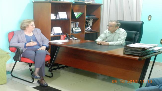 Zilá Breitenbach visita Prefeito Artur Ludwig