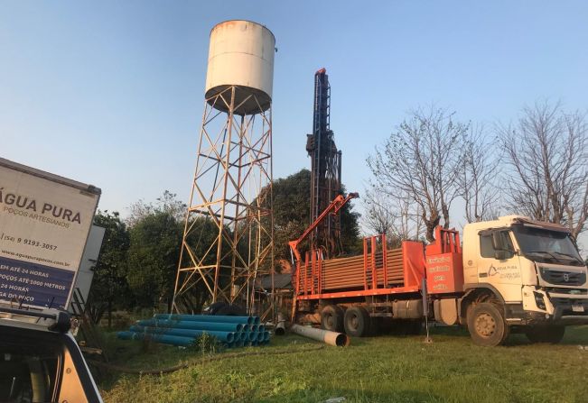 Perfuração de poço artesiano na Travessa Altermann garante abastecimento de água de qualidade para a Comunidade