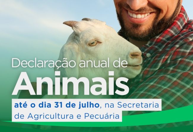 Prorrogado o prazo para declaração anual de animais (31/07)
