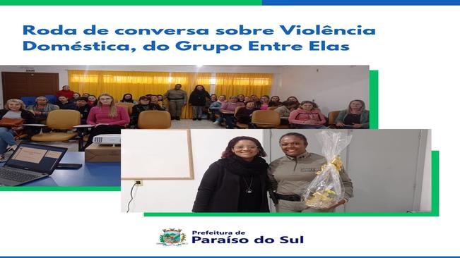 Roda de conversa sobre Violência Doméstica, do Grupo Entre Elas