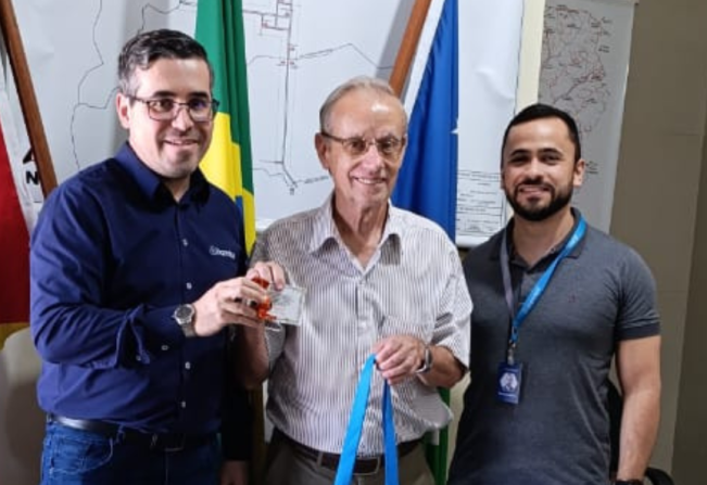 Visita de cortesia dos colaboradores da Agência do Banrisul de Paraíso do Sul