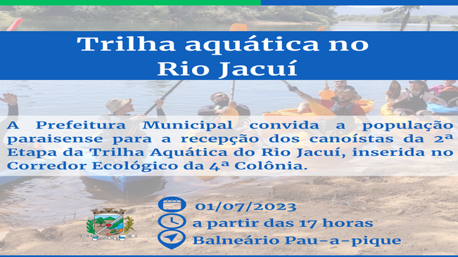 2ª Etapa da Trilha Aquática do Rio Jacuí