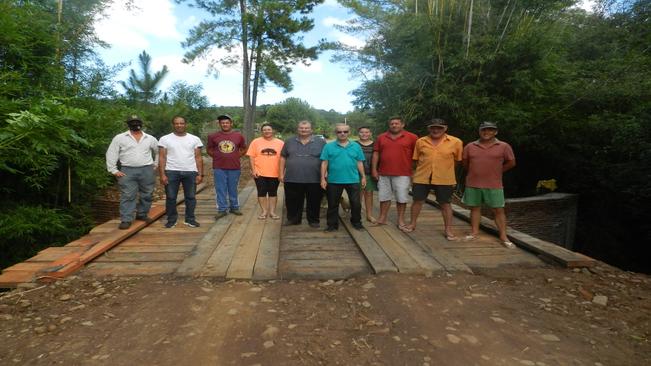 Ano inicia com mais uma ponte concluída no interior do município
