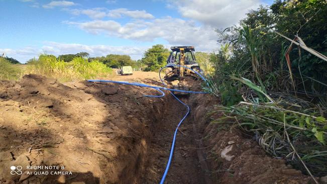 Rede de água na Linha Campestre tem 2ª etapa concluída