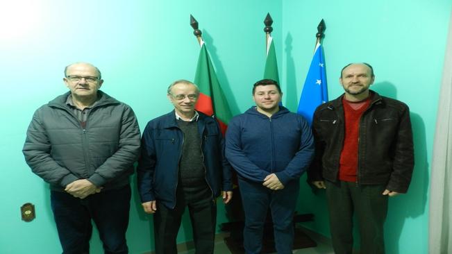 Prefeito Artur Ludwig recebe o Empresário Marcos Molinari