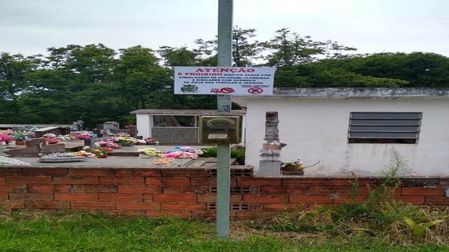 Saúde do município reforça a Campanha contra o Mosquito da Dengue com colocação de placas