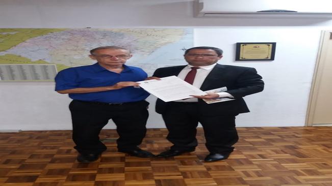 Prefeito Artur Ludwig reúne-se com Diretor-Geral do DAER em Porto Alegre