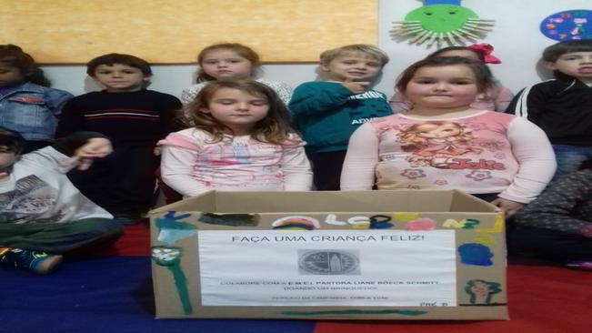 EMEI Pastora Liane de Paraíso do Sul lança Campanha “Faça uma Criança Feliz”
