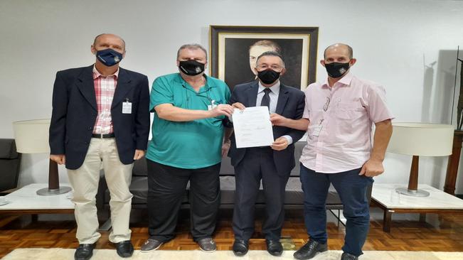 Executivo municipal visita gabinete do presidente da assembleia legislativa do estado