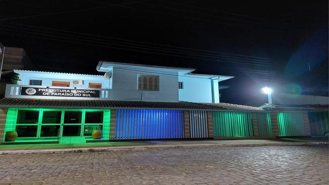 Nova Iluminação do prédio da Prefeitura Municipal
