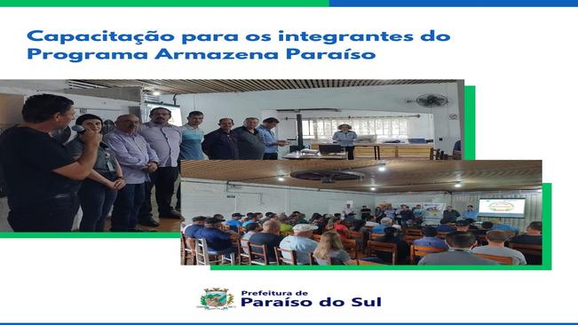 Capacitação para os integrantes do Programa Armazena Paraíso