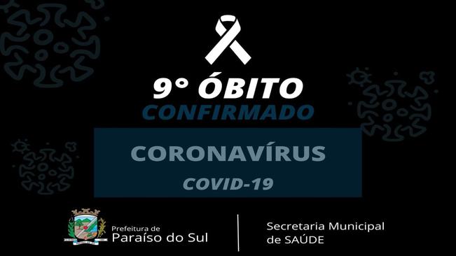 Município registra 9ª morte por COVID-19