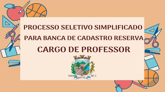 Paraíso do Sul abrirá inscrições para Processo Seletivo para Banca de Cadastro Reserva para Cargo de Professor