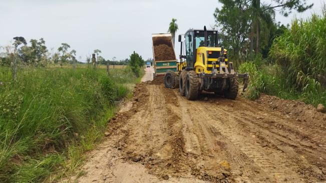 Melhorias nas estradas seguem ocorrendo no município
