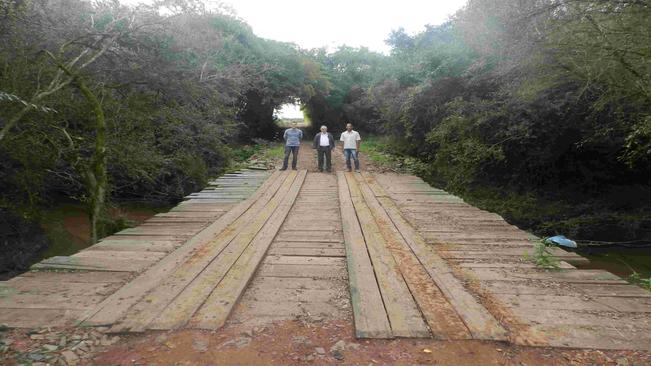 Prefeitura Municipal realiza construção e manutenção de Pontes no Interior do Município