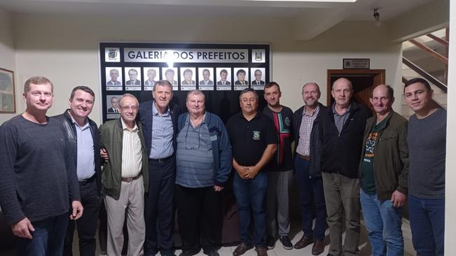 Visita do Deputado Estadual Gilmar Sossella