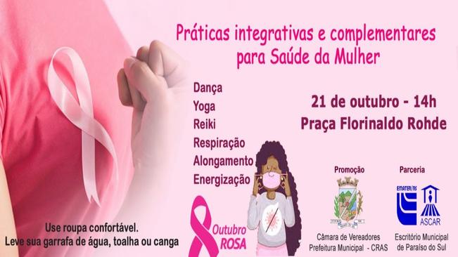 PARAÍSO DO SUL - OUTUBRO ROSA